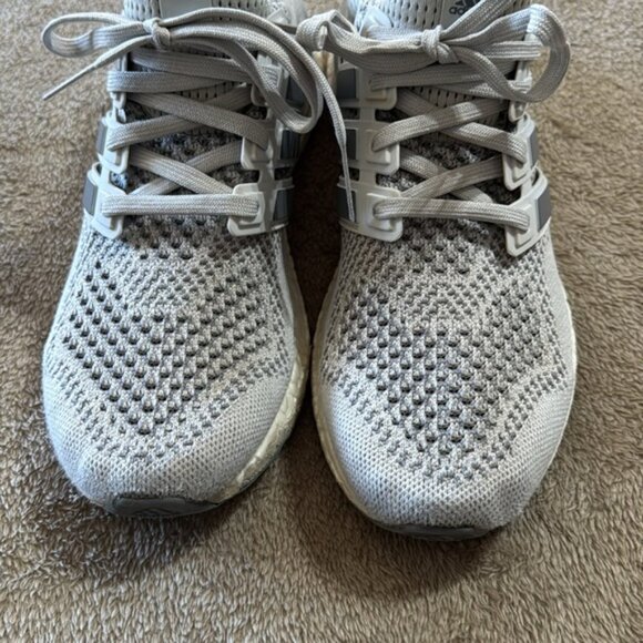 Adidas Woman’s Ultra Boost Gray Running Shoes - Picture 2 of 8
